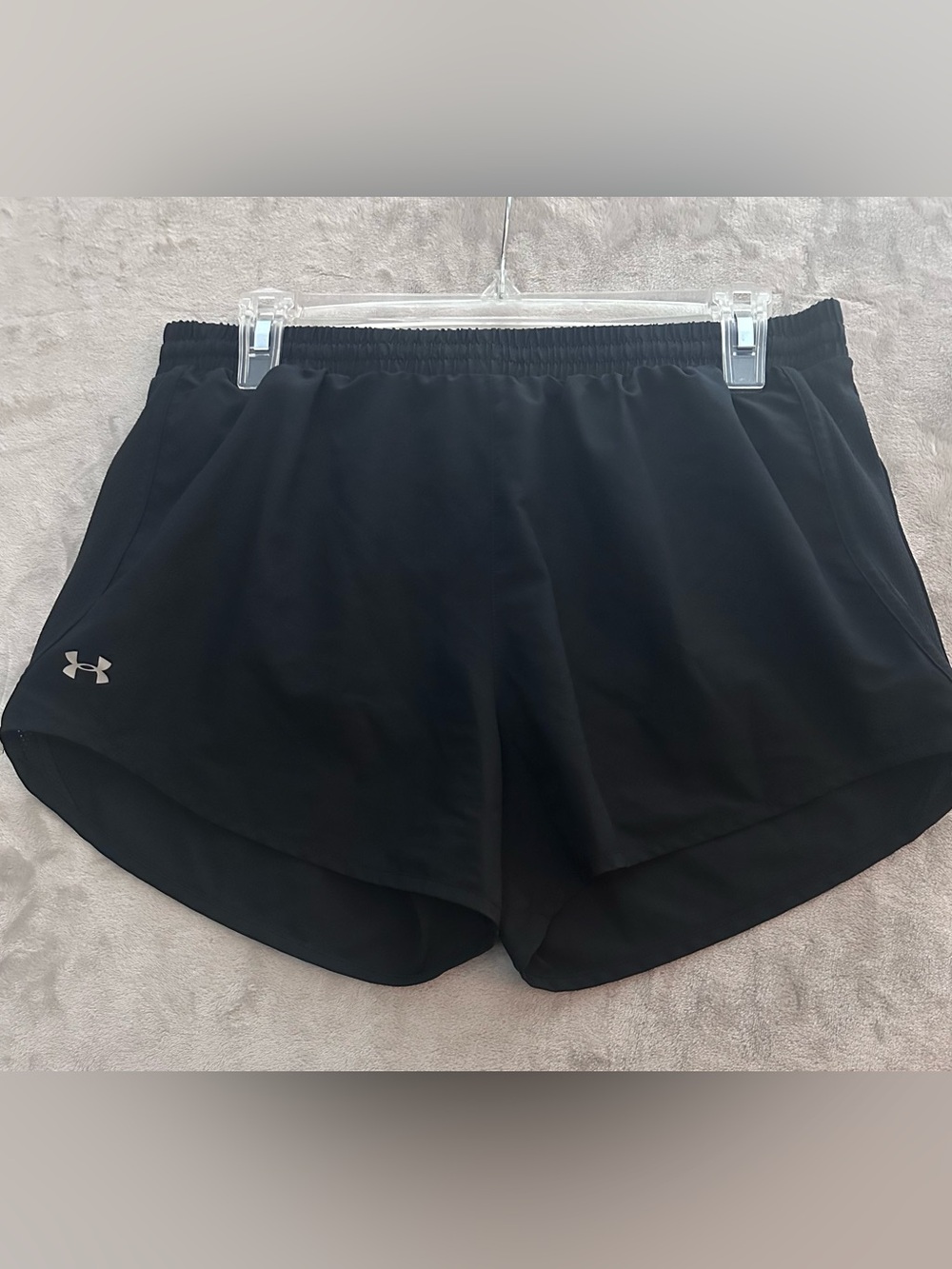 Under Armour Black‎ Women's Athletic Running Shorts Size Medium